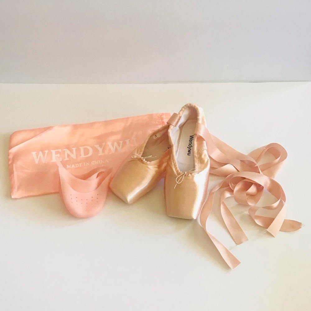 Kids Hard Toe Ballet Shoes